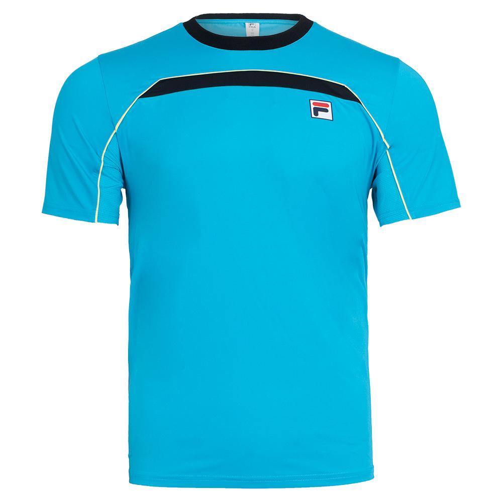 Men's Backspin Short Sleeve Tennis Top Apparel Fila