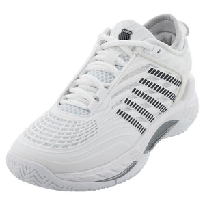 Women's Hypercourt Supreme 2 Tennis Shoes White and Vapor Blue Footwear K-Swiss