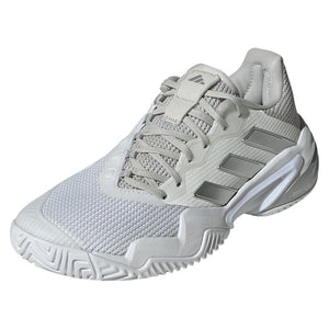 Women's Barricade 13 Tennis Shoes White and Gray Adidas