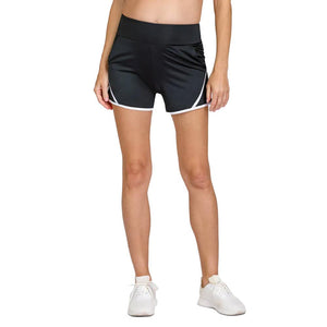 Women's Kalina 4 Inch Tennis Short Onyx Apparel Tail