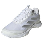 Women's Avacourt 2 Tennis Shoes White and Silver Metallic Adidas