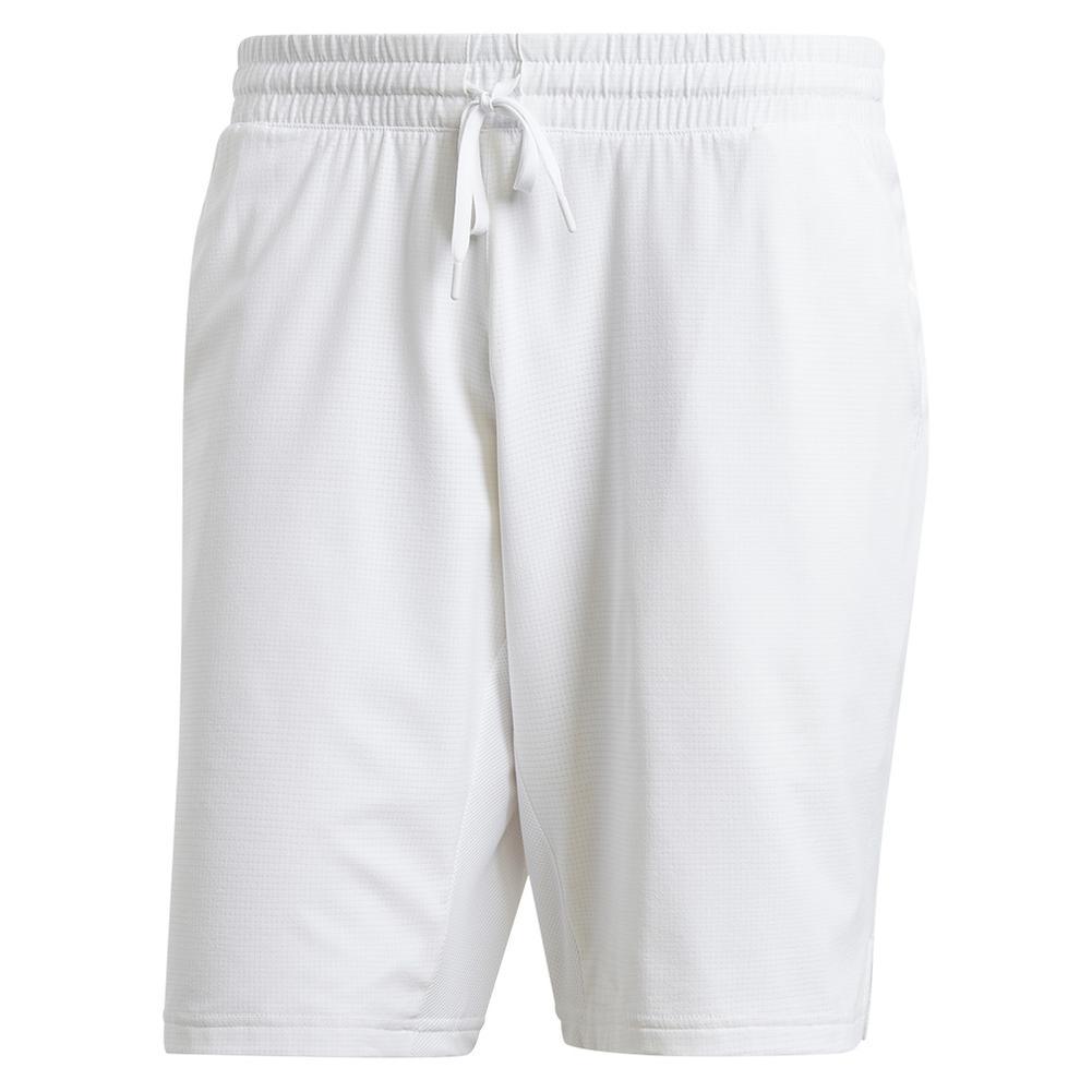 Men's Ergo 9 Inch Tennis Short White Adidas