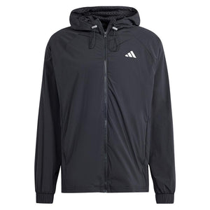 Men's Cover-Up Pro Tennis Jacket Black Adidas