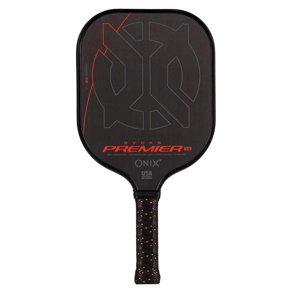 Evoke Premier Raw Carbon 14 Pickleball Paddle Onix