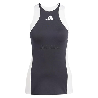 Women's Premium Tennis Tank Black and White Adidas