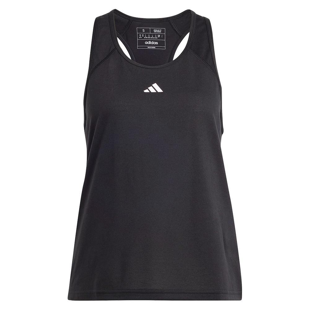 Women's Minimal Essential Branding Tank Black Adidas