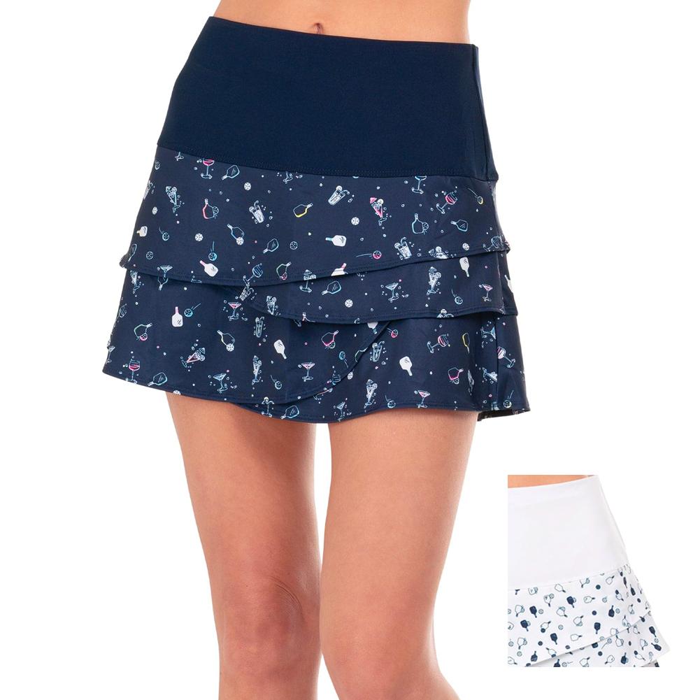 Women`s Long In A Pickle Scallop Tennis Skort Apparel Lucky In Love
