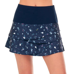 Women`s Long In A Pickle Scallop Tennis Skort Apparel Lucky In Love