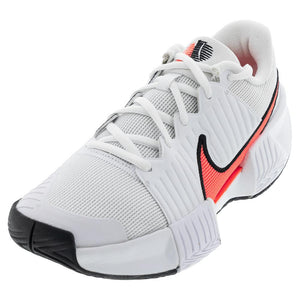 Men's GP Challenge Pro Tennis Shoes White and Hot Lava Footwear Nike
