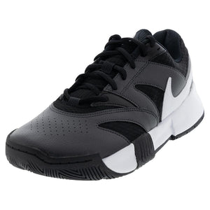 Men's Court Lite 4 Tennis Shoes Black and White Footwear Nike