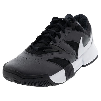 Men's Court Lite 4 Tennis Shoes Black and White Footwear Nike