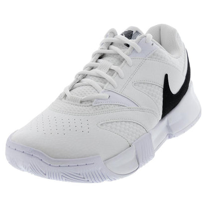 Men's Court Lite 4 Tennis Shoes White and Black Footwear Nike
