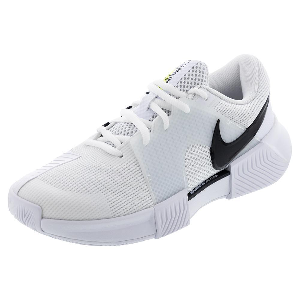 Women's Zoom GP Challenge 1 Tennis Shoes White and Black Footwear Nike