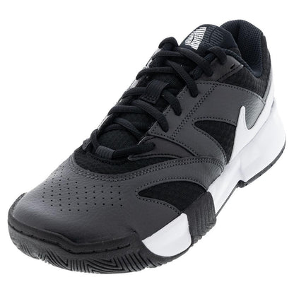 Women's Court Lite 4 Tennis Shoes Black and White Footwear Nike