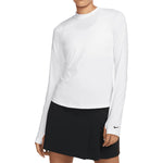 Women`s Dri-Fit Victory Long Sleeve Print Tennis Top Apparel Nike