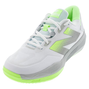 Women's FuelCell 796v4 D Width Tennis Shoes White and Bleached Lime Footwear New Balance