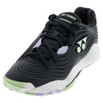 Women's Fusionrev 5 Clay Tennis Shoes Black and White Footwear Yonex
