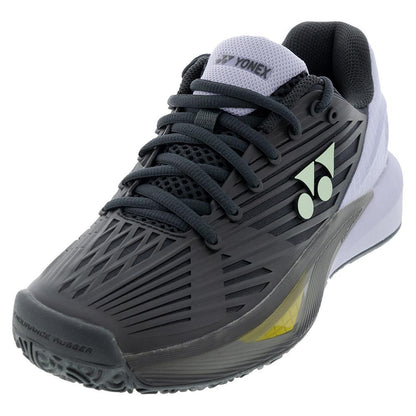 Men's Eclipsion 5 Clay Tennis Shoes Black and Purple Footwear Yonex