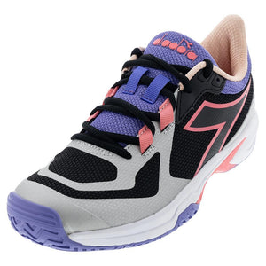Women's Trofeo 2 AG Pickleball Shoes Black and Calypso Cora Footwear Diadora