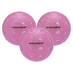 Power 3 Pack Pickleball Balls Pink Diadem