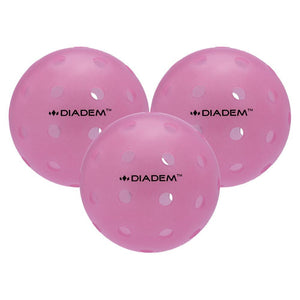 Power 3 Pack Pickleball Balls Pink Diadem