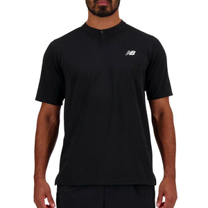 Men's Tournament Tennis Top Black Apparel New Balance