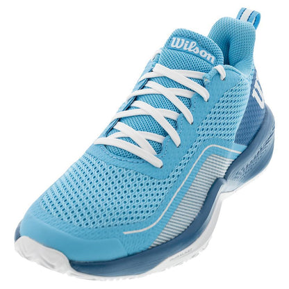 Women's Rush Pro Lite Tennis Shoes Bonnie Blue and Deja Vu Blue Footwear Wilson