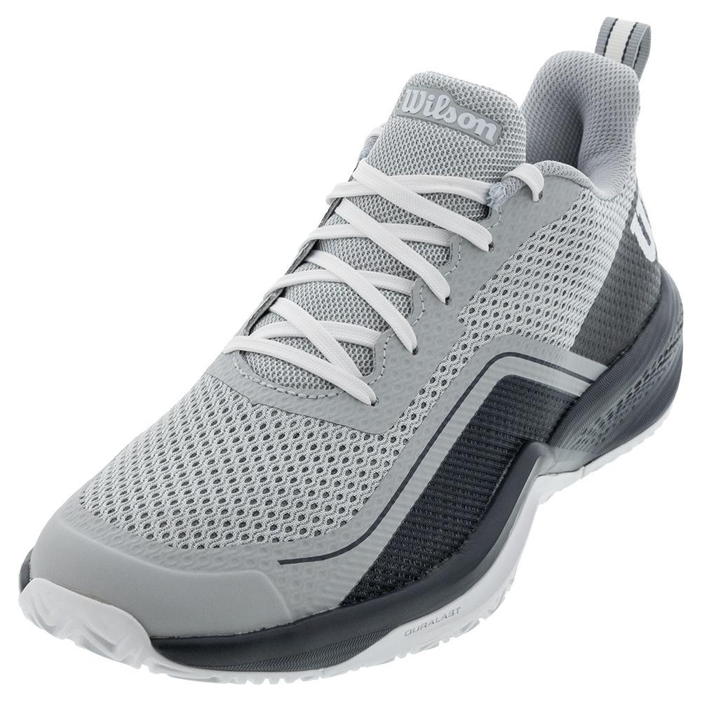 Men's Rush Pro Lite Tennis Shoes Pearl Blue and Ebony Footwear Wilson