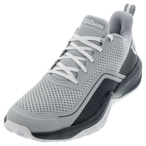 Men's Rush Pro Lite Tennis Shoes Pearl Blue and Ebony Footwear Wilson