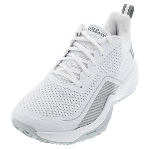 Men's Rush Pro Lite Tennis Shoes White and Pearl Blue Footwear Wilson