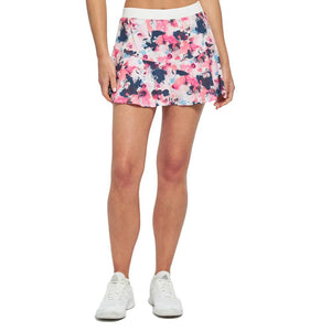 Women's Dash 13 Inch Tennis Skort Spring Splatter and White Apparel Lija