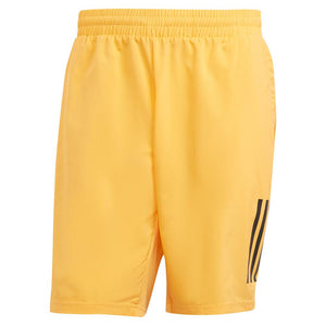 Men's Club 3 Stripe 9 inch Tennis Short Hazy Orange Adidas
