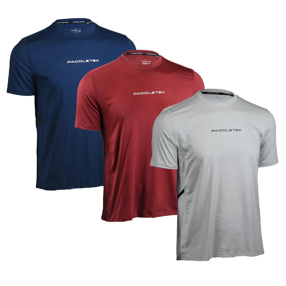Men's Performance Short Sleeve Tennis Top Apparel Paddletek