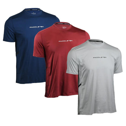 Men's Performance Short Sleeve Tennis Top Apparel Paddletek