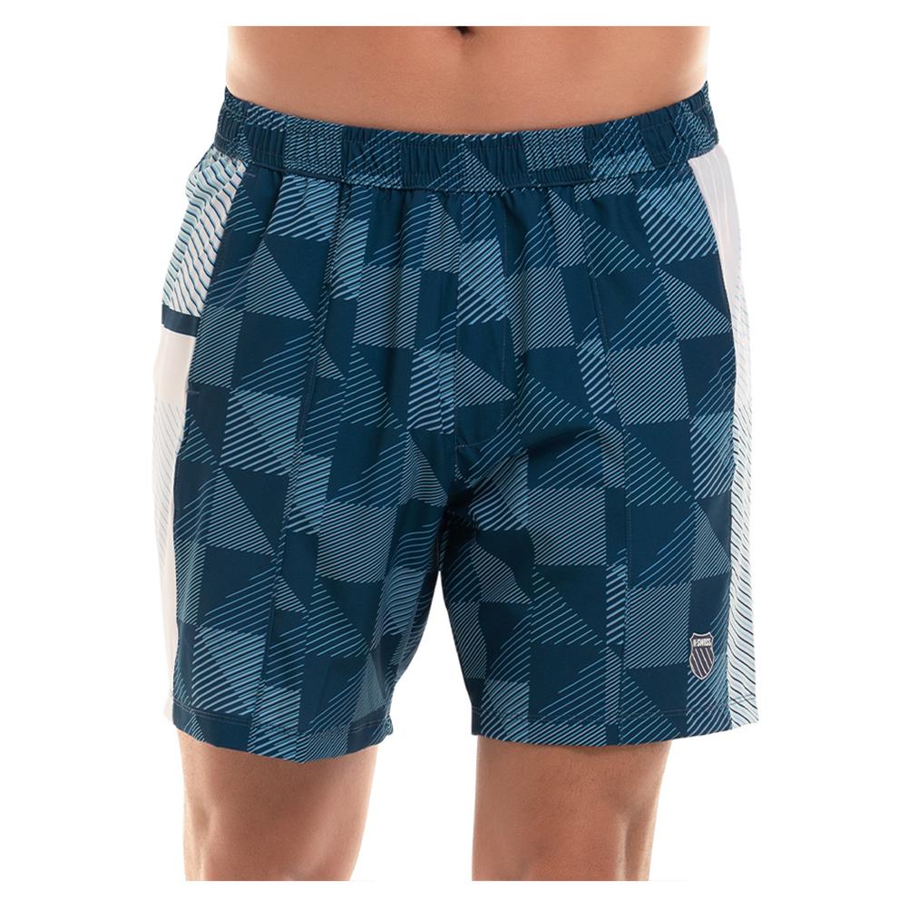 Men's Blue Heat 7 Inch Tennis Short Orion Apparel K-Swiss
