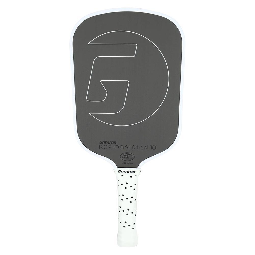 White - RCF Obsidian 10 Pickleball Paddle White Racquets Gamma