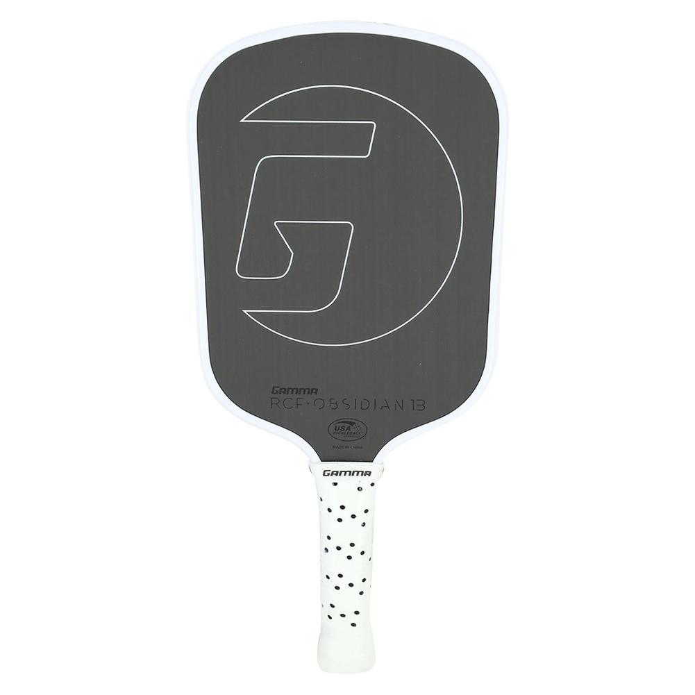 RCF Obsidian 13 Pickleball Paddle White Racquets Gamma