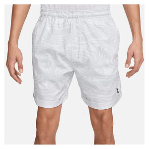 Men's Dri-Fit Heritage 6 Inch Tennis Short White Apparel Nike