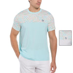 Men's Short Sleeve Performance Checkerboard Block Tennis Crew Apparel Penguin