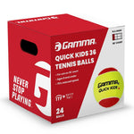 Quick Kids 36 Tennis Balls 24pk Gamma