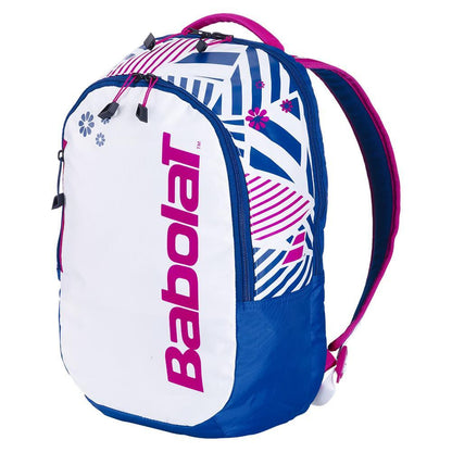Kids' Tennis Backpack Blue and White Bags Babolat
