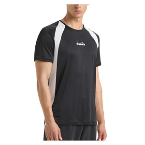 Men`s Short Sleeve Tennis Crew Apparel Diadora