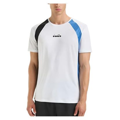 Men`s Short Sleeve Tennis Crew Apparel Diadora