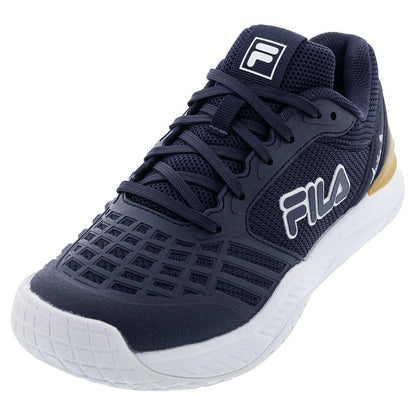 Women's Axilus 3 Tennis Shoes Navy and White Footwear Fila
