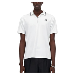 Men's Tournament Tennis Polo White Apparel New Balance