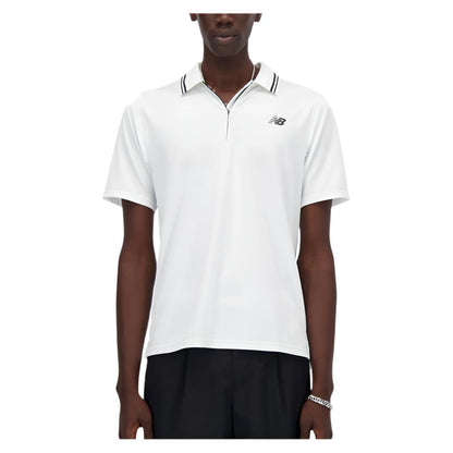 Men's Tournament Tennis Polo White Apparel New Balance