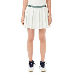 Women's Pique Tennis Skort with Integrated Shorts Apparel Lacoste