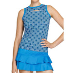Women's Drusilla Crew Neck Tennis Tank Stone Jewel Apparel Tail