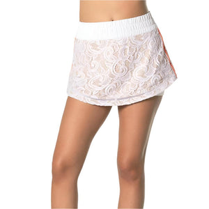 Women's Lacing Around Tennis Skort Bare Apparel Lucky In Love