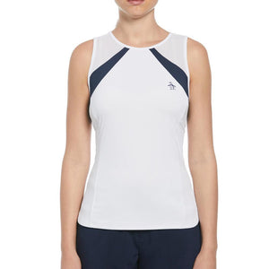 Women's Scoop Collar Block Tennis Tank Apparel Penguin